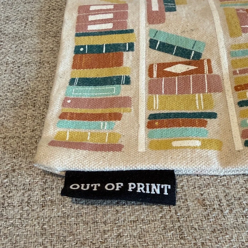 Out of Print Bookshelf Pouch Used